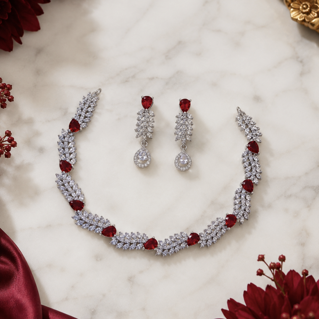 Scarlet Necklace Set