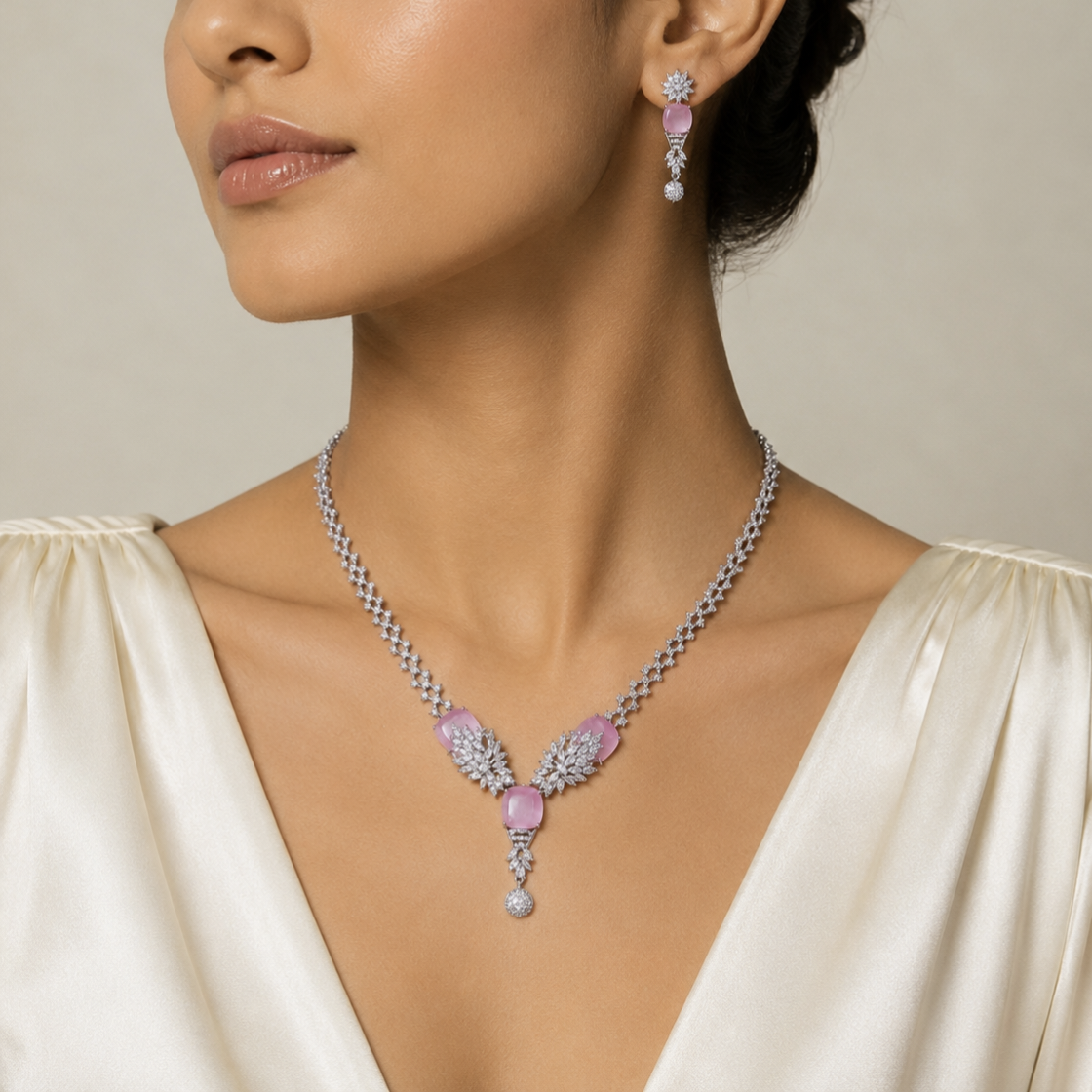 Camellia Necklace Set
