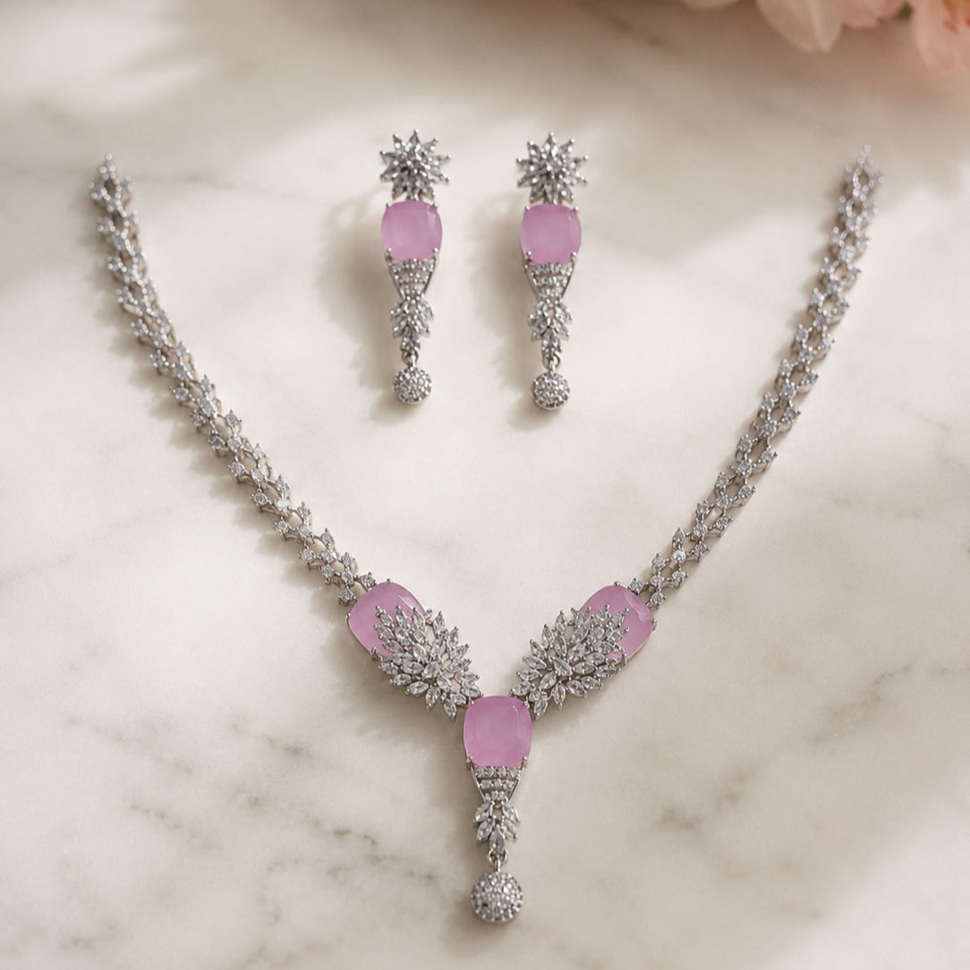 Camellia Necklace Set